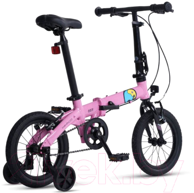 Детский велосипед Maxiscoo S007 Стандарт 2024 / MSC-007-1402 (розовый)