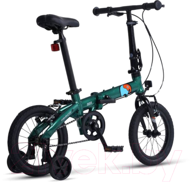 Детский велосипед Maxiscoo S007 Стандарт 2024 / MSC-007-1404 (зеленый)