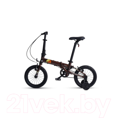 Детский велосипед Maxiscoo S007 Pro 2024 / MSC-007-1409P (бронзовый)