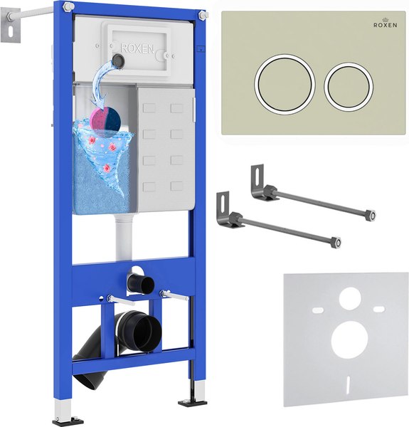 Инсталляция для унитаза Roxen StounFix Dual Fresh 966176