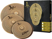 Набор тарелок для ударной установки Zildjian LV348 L80 Low Volume 13 HiHat/14 Crash/18 Crash Ride Box Set - 