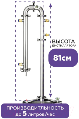 Дистиллятор бытовой ФЕНИКС Сириус New (без куба)