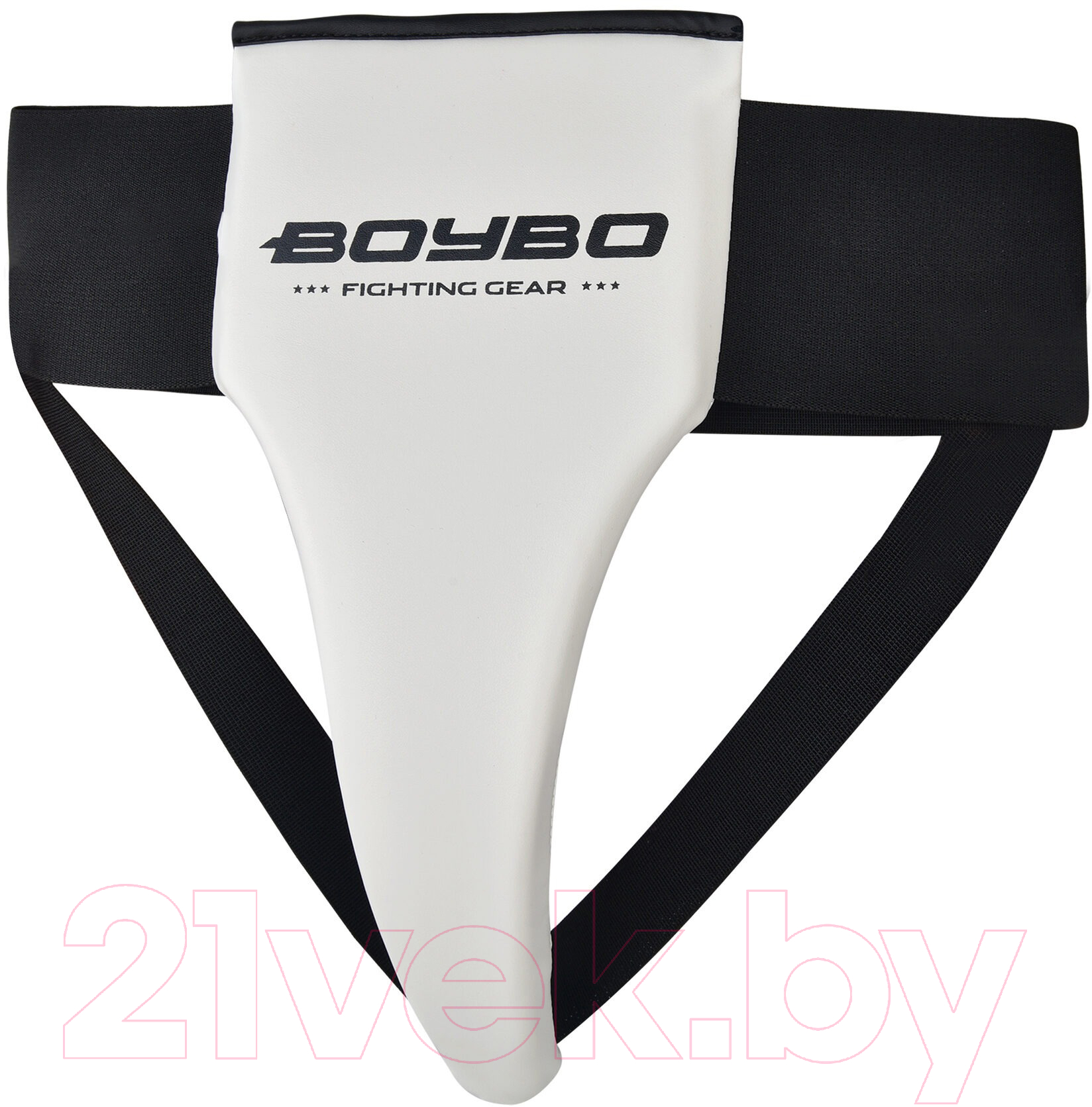Защита паха для единоборств BoyBo BG160 (L, белый/черный) — фото 4