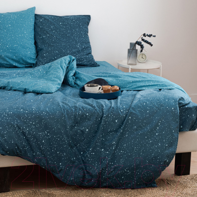 Комплект постельного белья Традиция Звездное небо Евро / 10385365