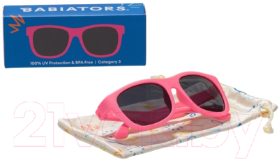 Очки солнцезащитные Babiators Original Navigator Think Pink! 0-2 / O-NAV002-S