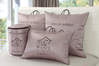 Подушка для сна Sofi de Marko Yak wool 50х70 / Пд-112-50х70