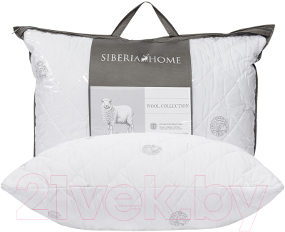 Подушка для сна Siberia Home Wool 50х70 / Сиб-Под-вул-50х70
