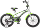 Детский велосипед STELS Arrow 16 (9.5, белый/зеленый) - 