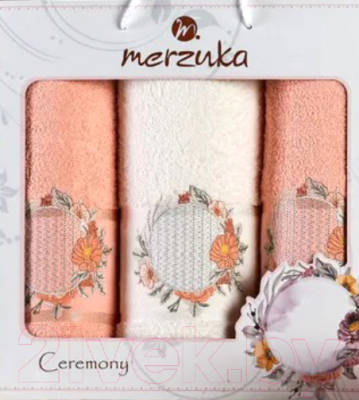 Набор полотенец Merzuka Ceremony / 11777 (3шт, в коробке, оранжевый)
