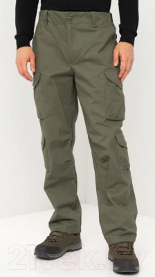 Изображение товара Штаны для охоты и рыбалки Huntsman Крафт Хаки Cotton (р-р 52-54/182)
