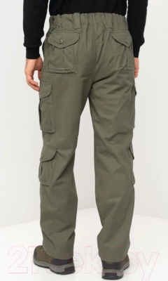 Изображение товара Штаны для охоты и рыбалки Huntsman Крафт Хаки Cotton (р-р 52-54/182)