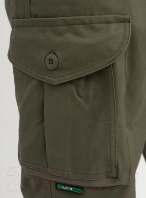 Изображение товара Штаны для охоты и рыбалки Huntsman Крафт Хаки Cotton (р-р 52-54/182)