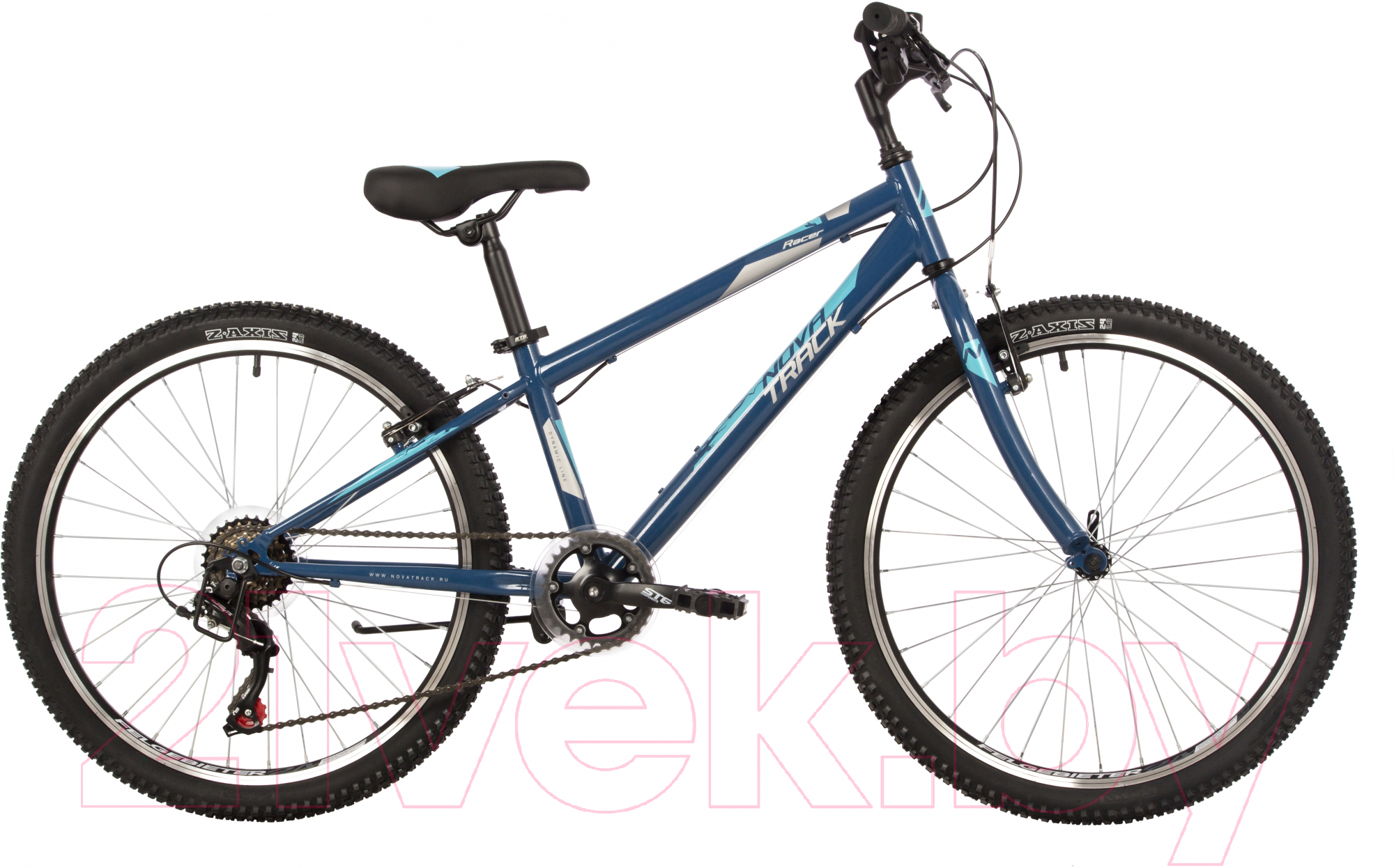 Велосипед Novatrack 24 Racer / 24SHV.RACER.12DGN23 (12, синий/зеленый) — фото 2