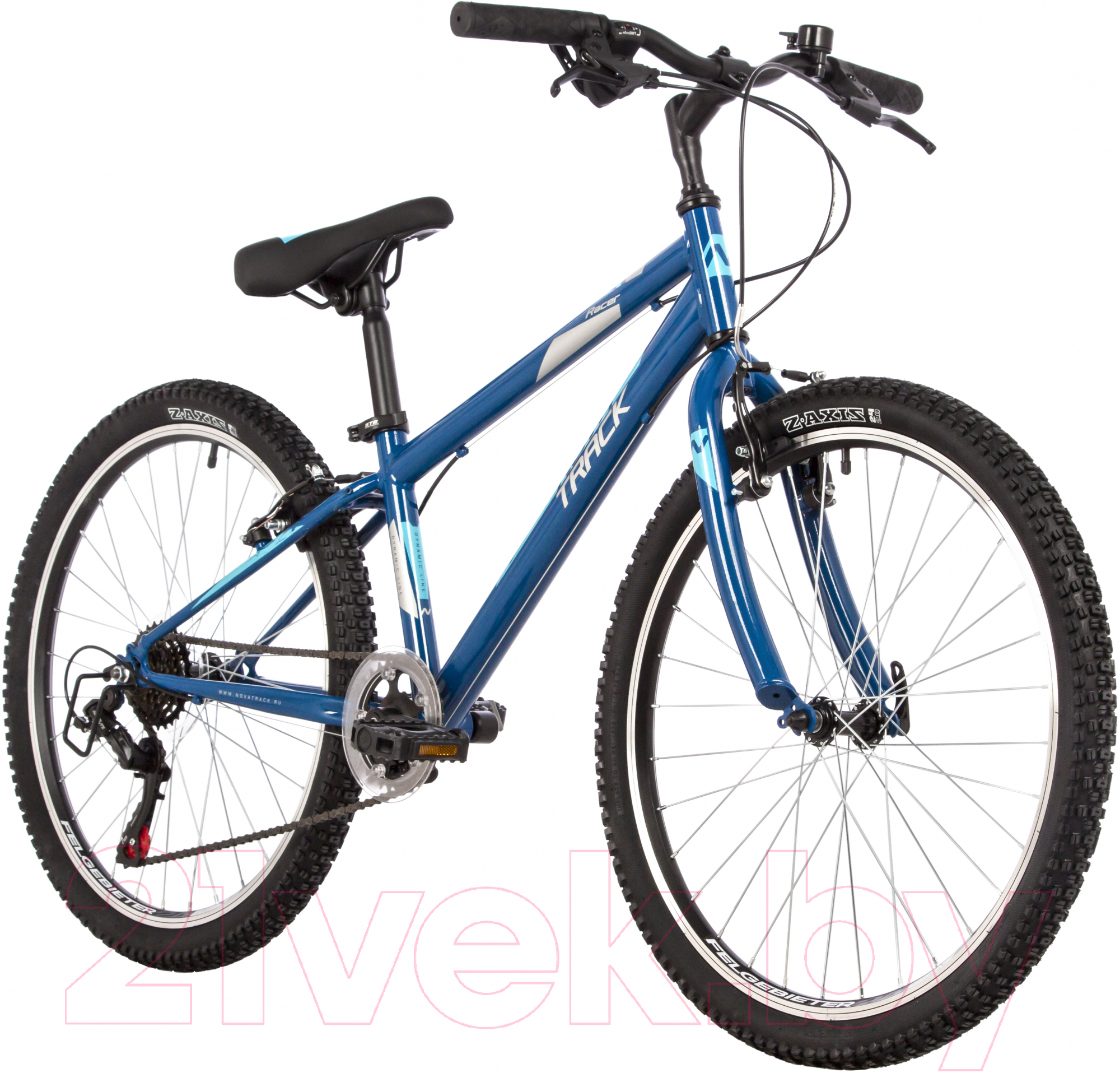 Велосипед Novatrack 24 Racer / 24SHV.RACER.12DGN23 (12, синий/зеленый) — фото 3
