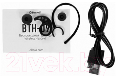 Односторонняя гарнитура Olmio BTH-09 (черный)