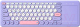 Клавиатура Olmio WK-35 (пурпурный) - 