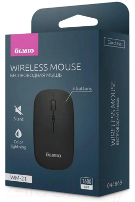 Мышь Olmio WM-21 (черный)
