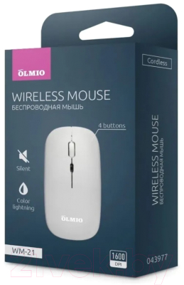 Мышь Olmio WM-21 (белый)