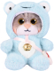 Мягкая игрушка Maxitoys Котик в голубом капюшоне / 300523-7-1-12 - 