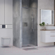 Миниатюра изображения товара Душевая дверь Niagara NG-65-12CH 120x195 (хром/шиншилла стекло)