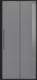 Душевая дверь Niagara NG-85-11TB 110x195 (черный матовый/тонированное стекло) - 
