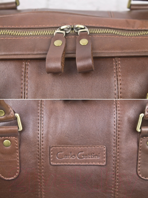 Сумка дорожная Carlo Gattini Premium Campelli / 4014-53 (коричневый)