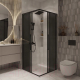Миниатюра изображения товара Душевой уголок Niagara NG-2824-34BLACK 100x100x195 (черный матовый/тонированное стекло)