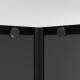 Миниатюра изображения товара Душевой уголок Niagara NG-2824-34BLACK 100x100x195 (черный матовый/тонированное стекло)