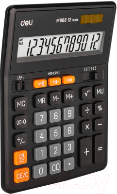 Калькулятор Deli M888 (черный)