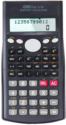 Калькулятор Deli 1710 (темно-синий)