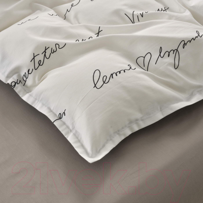 Комплект постельного белья Sofi de Marko Мольер Евро Макси 2н / Евро-МК-5581 (белый)