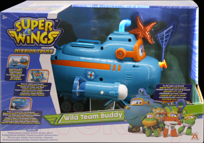 Подводная лодка игрушечная Super Wings Миссия команды Бадди / EU730809
