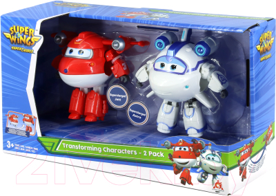 Набор игрушек-трансформеров Super Wings Заряженные Джетт и Астра / EU740202