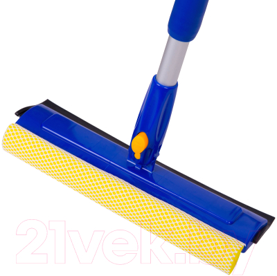 Швабра для мытья окон OfficeClean Professional 25/130см / 266772 (синий)