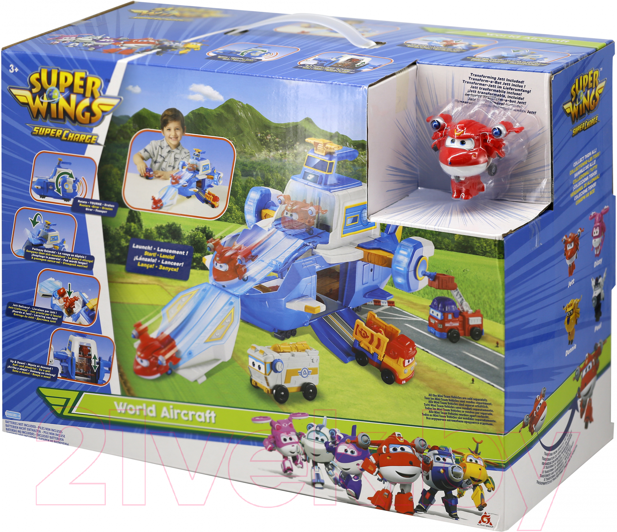 Самолет игрушечный Super Wings Большой мировой самолет / EU740831