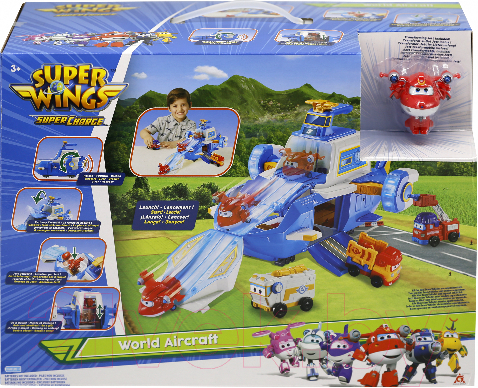 Самолет игрушечный Super Wings Большой мировой самолет / EU740831