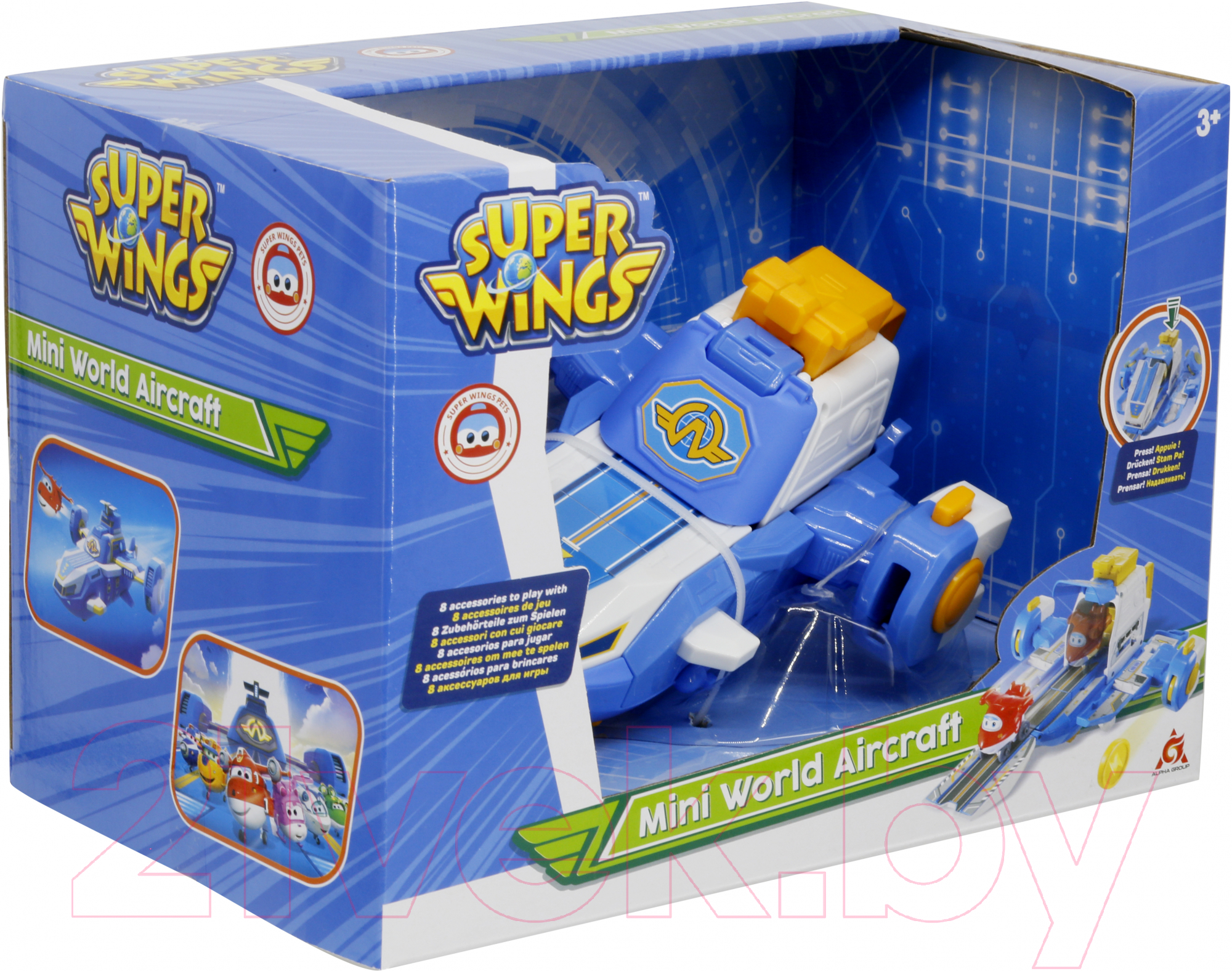 Самолет игрушечный Super Wings Мини мировой самолет / EU750840