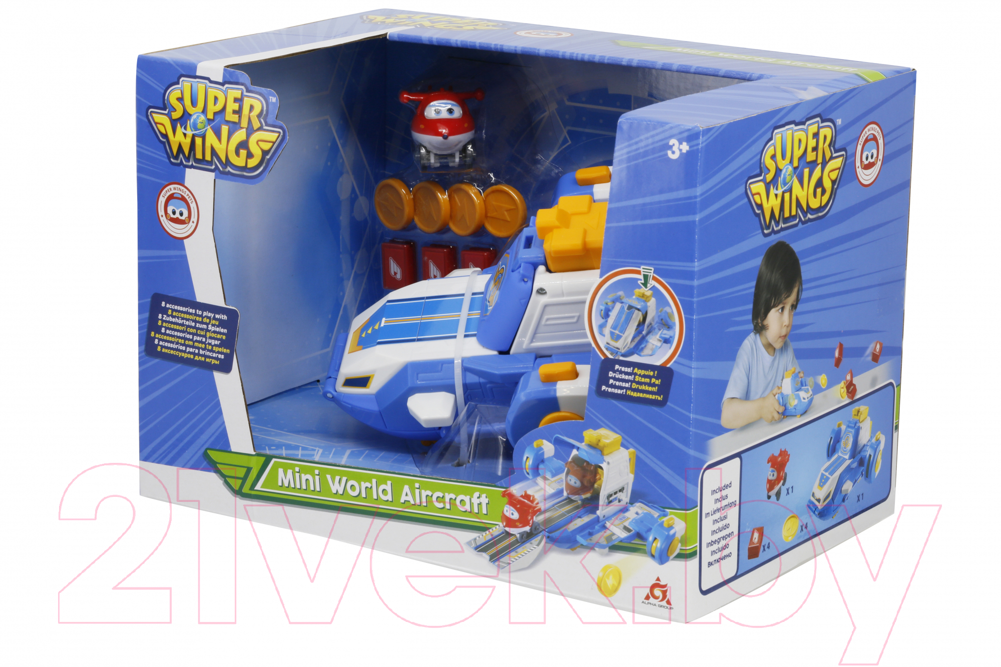 Самолет игрушечный Super Wings Мини мировой самолет / EU750840