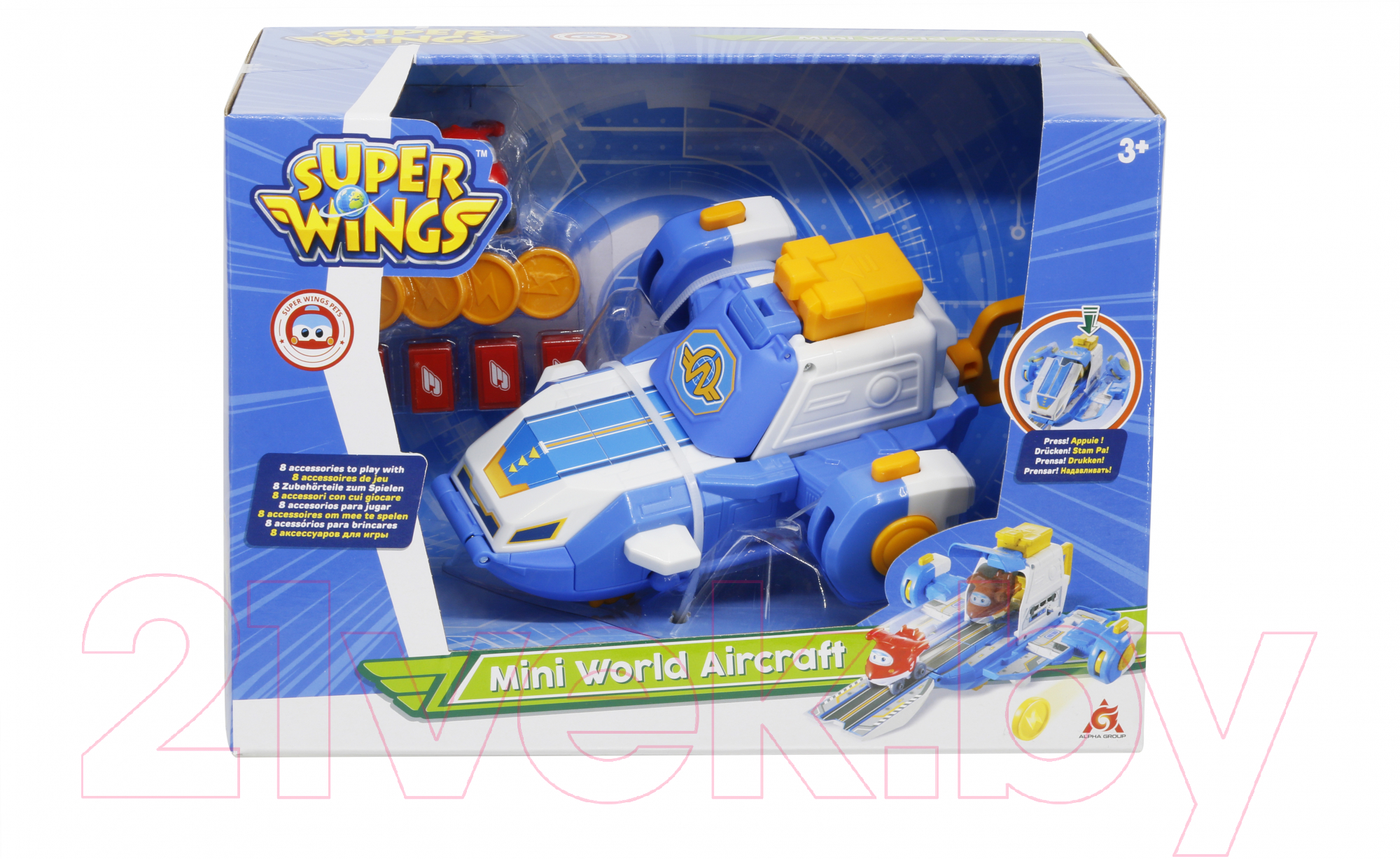 Самолет игрушечный Super Wings Мини мировой самолет / EU750840