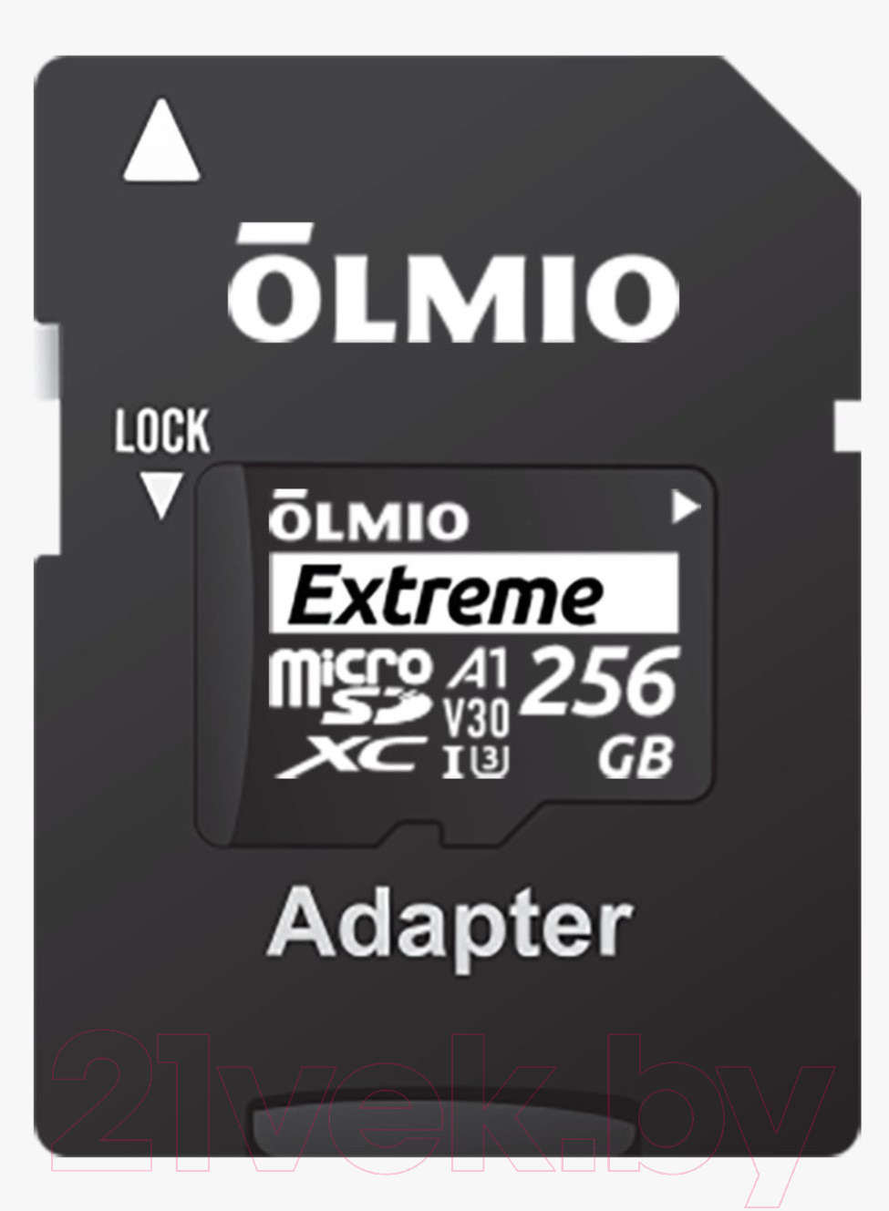 Карта памяти Olmio microSDXC 256GB Extreme UHS-I (U3)