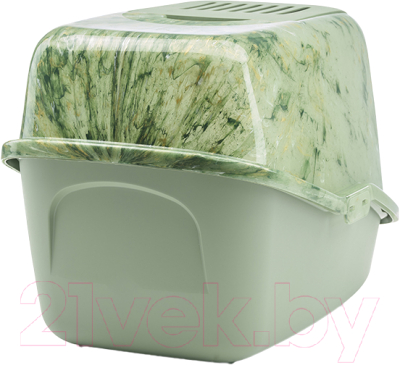 Туалет-домик Savic Nestor Marble 8100MGLF (амазонский зеленый/ботанический зеленый)