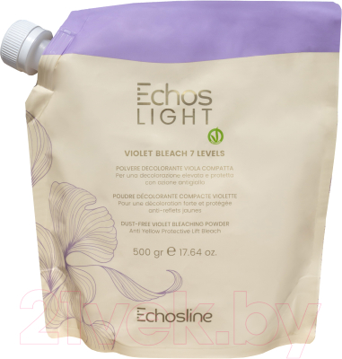 Порошок для осветления волос Echos Line Violet Dust-Free Bleaching Powder (500г)