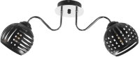 Потолочный светильник Aitin-Pro НПБ 02-2x60-102 / 70015/2 (черный/хром) - 