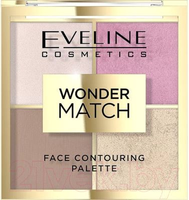 Палетка для скульптурирования Eveline Cosmetics Wonder Match тон 01 (10.8г)
