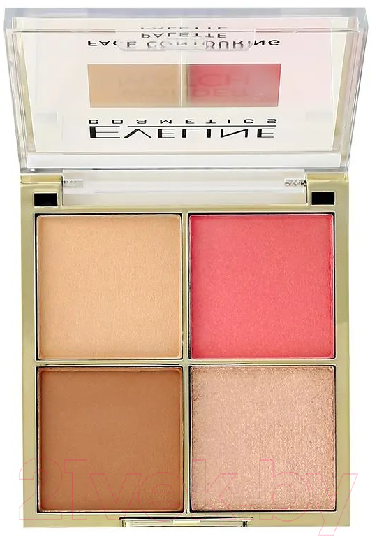 Палетка для скульптурирования Eveline Cosmetics Wonder Match тон 02 (10.8г) — фото 2