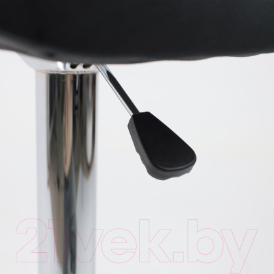 Изображение товара Стул барный AksHome Logos (черный велюр HCJ-50/хром)