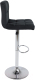 Миниатюра изображения товара Стул барный AksHome Logos (черный велюр HCJ-50/хром)