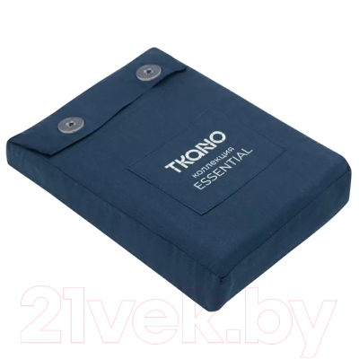 Комплект наволочек Tkano Essential TK22-PCI0006 (2шт, темно-синий)