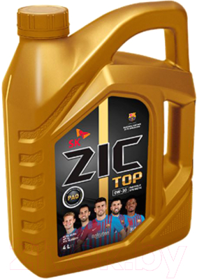 Моторное масло ZIC Top 0W30 / 162680 (4л)