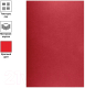 Миниатюра изображения товара Обложки для переплета OfficeSpace Лен А4 250г/кв.м / BC7045 (100л, красный)